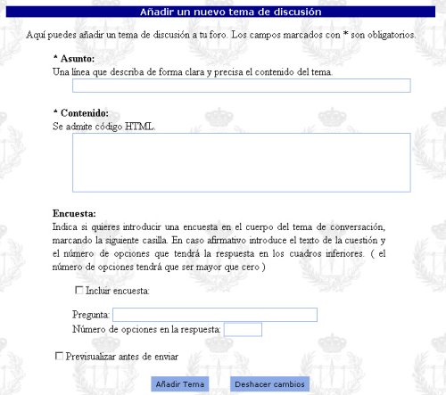 Formulario tema