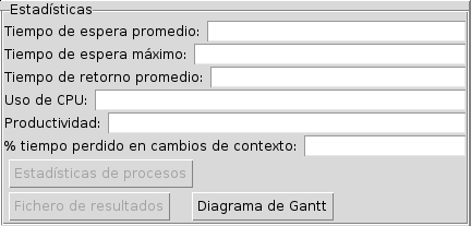 Zona de estadísticas