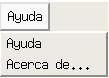 Menú ayuda